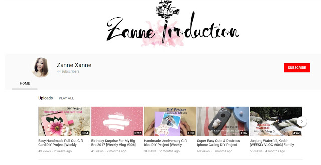 DAIRY #3 | YouTube Channel ~ Zanne Production