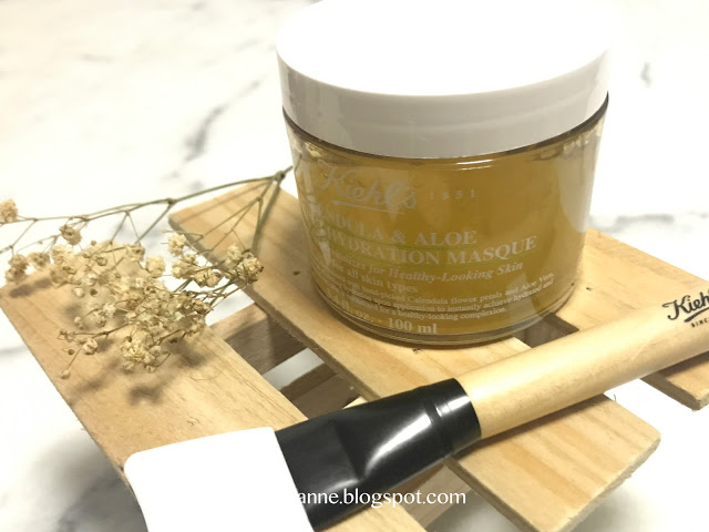 KIEHL | Calendula & Aloe Soothing Hydration Masque Review By Zanne Xanne