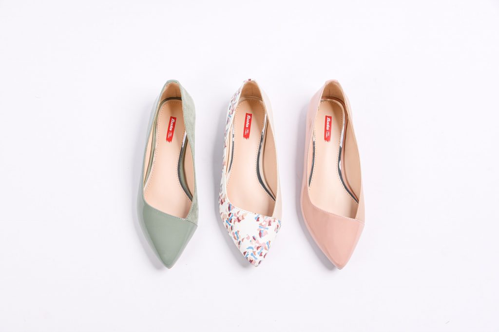 Bata shoes for womens red store label collection