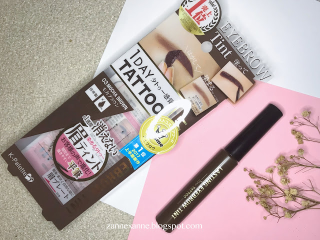 K -Palette 1 Day Tattoo Lasting Eyebrow Tint Review By Zanne Xanne